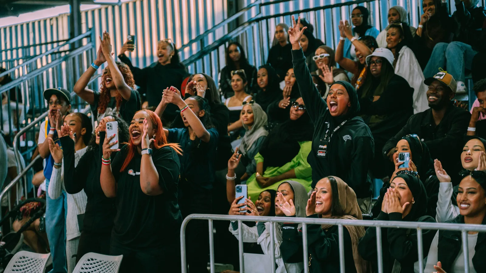 The crowd on its feet at the 2023 main event